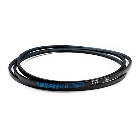 D&D A126 Classical V-Belt, 128 in Outside Length, 1/2 in Top Width, 1 Ribs A126